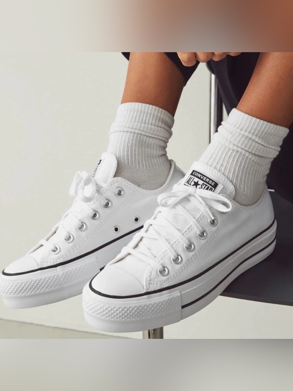 Converse Chuck Taylor All Star Lift Platform Womens Low Top Shoes